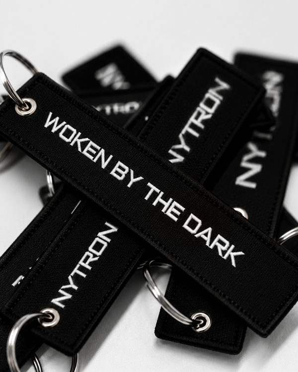 NYTRON Woken by the Dark embroidered motorcycle keychain, free gift