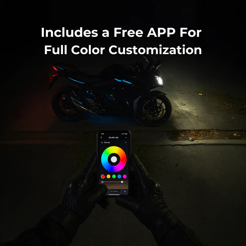 Motorcycle LED Lights Kit