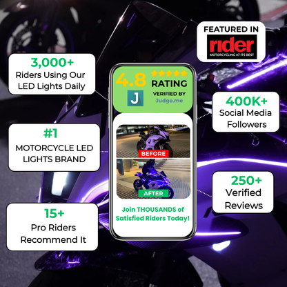 Motorcycle LED Lights Kit